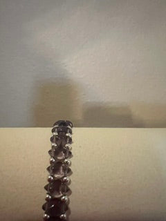 Amethyst with Silver Beads