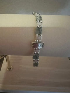 African Jade and Pearl Ceylon with Silver